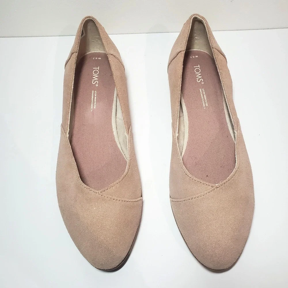 Toms Jutti‎ Womens Classic Fashion Casual Slip On Ballerina Flats Size US 8.5